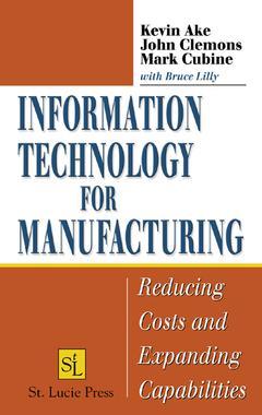 Cover of the book Information Technology for Manufacturing