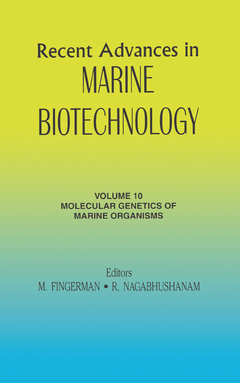 Couverture de l’ouvrage Recent Advances in Marine Biotechnology, Vol. 10