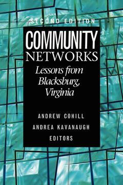 Couverture de l’ouvrage Community networks : lessons from Blacksburg, Virginia (2nd ed' 99)
