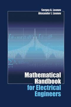 Couverture de l’ouvrage Mathematical handbook for electrical engineers