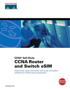 Couverture de l’ouvrage CCNA router eSIM professional version : interactive certification guide