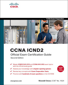 Couverture de l’ouvrage CCNA ICND2 official exam certification guide (with CD-ROM) 2nd Ed., CCNA exams 640-816 and 640-802)