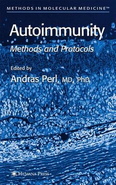 Couverture de l’ouvrage Autoimmunity : methods & protocols, (Methods in molecular medicine, Vol. 102)