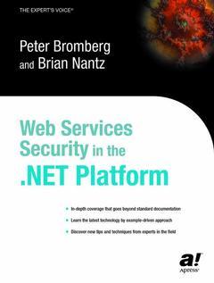 Couverture de l’ouvrage Expert Web Services Security in the .NET Platform