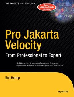 Cover of the book Pro Jakarta Velocity