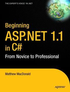 Couverture de l’ouvrage Beginning ASP.NET in C.: From Novice to Professional