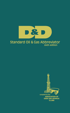 Couverture de l’ouvrage D & D standard oil & gas abbreviator 