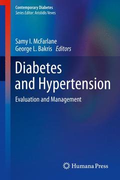 Couverture de l’ouvrage Diabetes and Hypertension