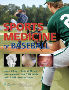 Couverture de l’ouvrage Sports Medicine of Baseball