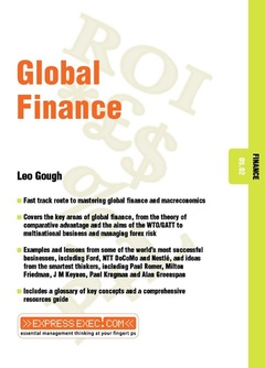 Couverture de l’ouvrage Global Finance