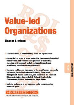Couverture de l’ouvrage Value-Led Organizations
