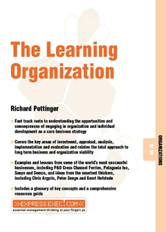 Couverture de l’ouvrage The Learning Organization