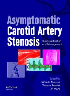 Couverture de l’ouvrage Asymptomatic Carotid Artery Stenosis