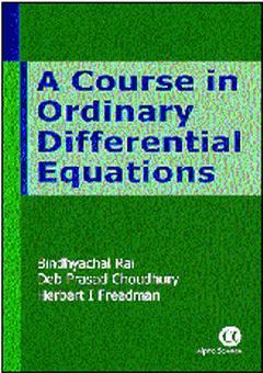 Cover of the book A course in ordinary differential equations