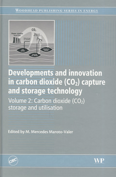 Couverture de l’ouvrage Developments and Innovation in Carbon Dioxide (CO2) Capture and Storage Technology