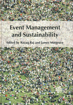 Couverture de l’ouvrage Event management & sustainability
