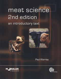 Couverture de l’ouvrage Meat science, an introductory text,