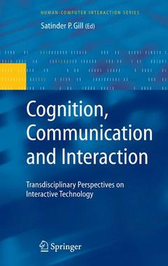 Couverture de l’ouvrage Cognition, Communication and Interaction