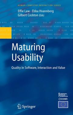 Couverture de l’ouvrage Maturing Usability