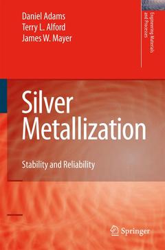 Couverture de l’ouvrage Silver Metallization