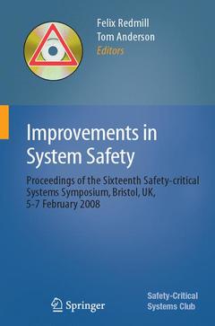 Couverture de l’ouvrage Improvements in System Safety