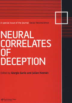 Couverture de l’ouvrage Neural Correlates of Deception