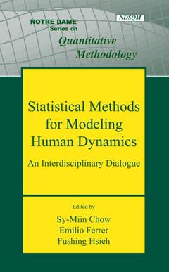 Couverture de l’ouvrage Statistical Methods for Modeling Human Dynamics