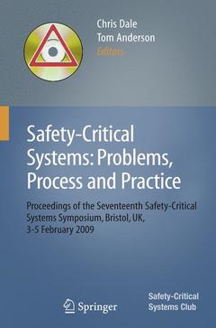 Couverture de l’ouvrage Safety-Critical Systems: Problems, Process and Practice