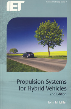 Couverture de l’ouvrage Propulsion systems for hybrid vehicles