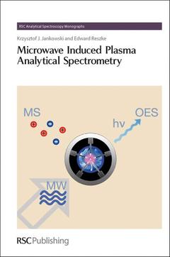 Couverture de l’ouvrage Microwave induced plasma analytical spectrometry