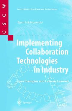 Cover of the book Implementing Collaboration Technologies in Industry