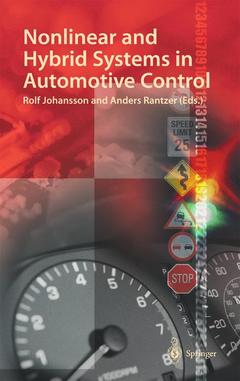 Couverture de l’ouvrage Nonlinear and Hybrid Systems in Automotive Control