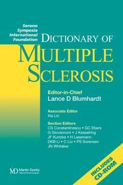 Couverture de l’ouvrage Dictionary of multiple sclerosis (with CD-ROM)
