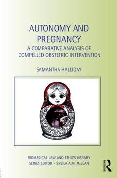 Couverture de l’ouvrage Autonomy and Pregnancy
