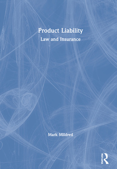 Couverture de l’ouvrage Product Liability