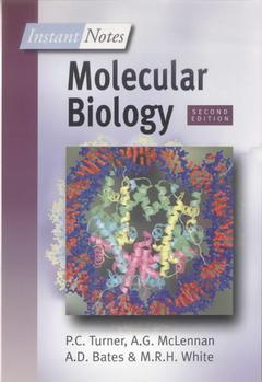 Couverture de l’ouvrage Instants notes in molecular biology