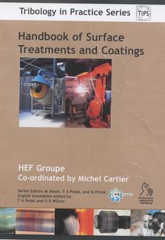 Couverture de l’ouvrage Handbook of Surface Treatments and Coatings (Tribology in Practice Series)