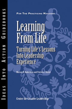 Cover of the book Learning from life: turning life's lessons into leadership experience