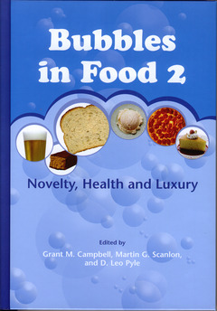 Couverture de l’ouvrage Bubbles in food 2 : Novelty, health and luxury