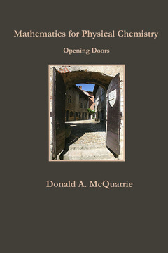 Couverture de l’ouvrage Mathematics for physical chemistry: opening doors