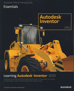 Couverture de l’ouvrage Learning Autodesk inventor 2010