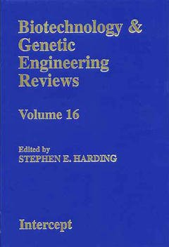 Couverture de l'ouvrage Biotechnology and genetic engineering reviews volume 16