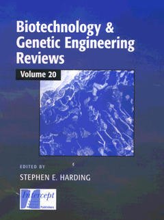 Couverture de l’ouvrage Biotechnology & genetic engineering reviews, Vol. 20