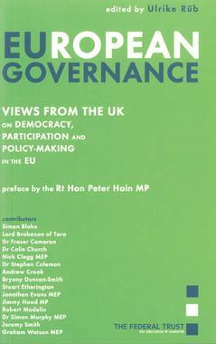 Couverture de l’ouvrage European Governance: British Perspectives
