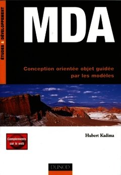 Couverture de l’ouvrage MDA : conception orientée objet guidée par les modéles