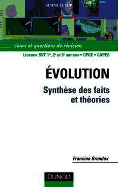 Couverture de l’ouvrage Évolution - Synthèse des faits et théories