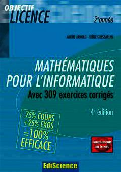 Couverture de l’ouvrage Mathématiques pour l'informatique - 4ème édition - Cours avec 309 exercices corrigés