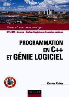 Couverture de l’ouvrage Programmation en C++ et génie logiciel (livre+complèments en ligne)