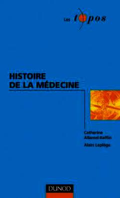 Couverture de l’ouvrage Histoire de la médecine
