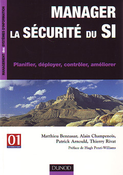 Cover of the book Manager la sécurité du SI